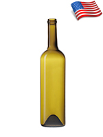 Bennu Glass Tall Straight Claret/Bordeaux wine bottle - BX576